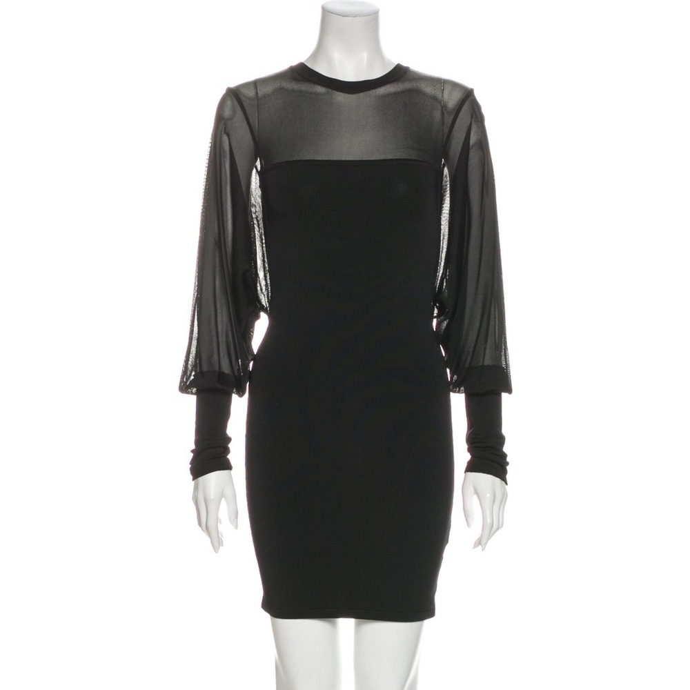 NWOT BALMAIN Crew Neck Mini Dress Size 2 (XS)